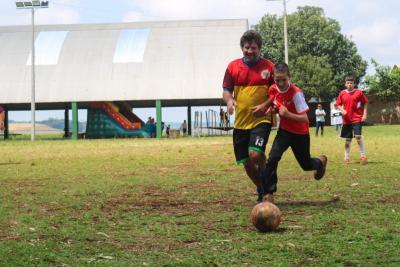 Duelo no Futebol entre VÃ´s x Netos termina empatado no 8 de Junho 