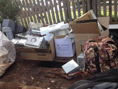 ACA promove Coleta de Lixo EletroeletrÃ´nico em Laranjeiras do Sul