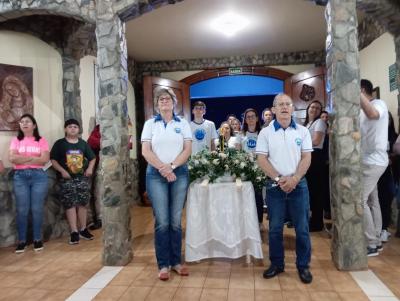 2Âº dia da Novena de Nossa Senhora Aparecida em Laranjeiras do Sul teve benÃ§Ã£o para as crianÃ§as