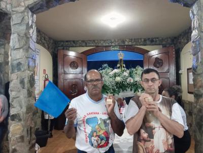 3ÂºDia da Novena de Nossa Senhora Aparecida em Laranjeiras do Sul foi marcada pela emoÃ§Ã£o