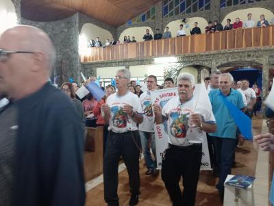 3ÂºDia da Novena de Nossa Senhora Aparecida em Laranjeiras do Sul foi marcada pela emoÃ§Ã£o