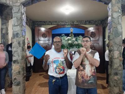3ÂºDia da Novena de Nossa Senhora Aparecida em Laranjeiras do Sul foi marcada pela emoÃ§Ã£o