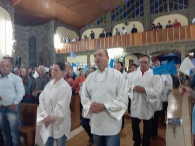3ÂºDia da Novena de Nossa Senhora Aparecida em Laranjeiras do Sul foi marcada pela emoÃ§Ã£o