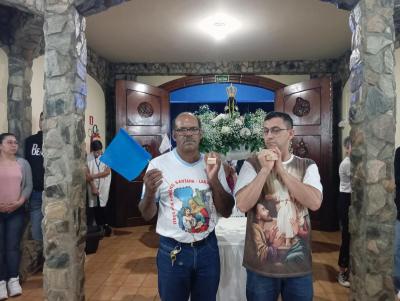 3ÂºDia da Novena de Nossa Senhora Aparecida em Laranjeiras do Sul foi marcada pela emoÃ§Ã£o