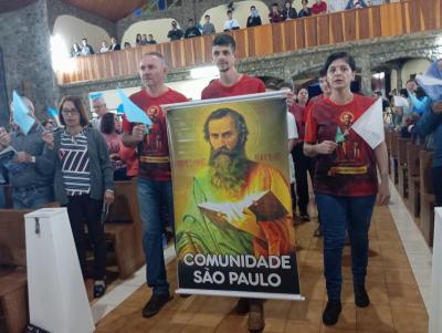 3ÂºDia da Novena de Nossa Senhora Aparecida em Laranjeiras do Sul foi marcada pela emoÃ§Ã£o