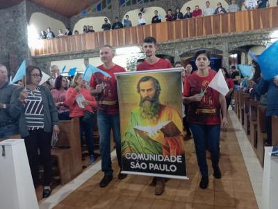 3ÂºDia da Novena de Nossa Senhora Aparecida em Laranjeiras do Sul foi marcada pela emoÃ§Ã£o