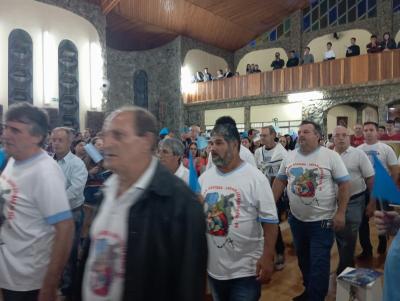 3ÂºDia da Novena de Nossa Senhora Aparecida em Laranjeiras do Sul foi marcada pela emoÃ§Ã£o