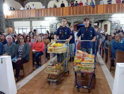 3ÂºDia da Novena de Nossa Senhora Aparecida em Laranjeiras do Sul foi marcada pela emoÃ§Ã£o