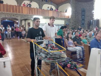 Bispo Dom Amilton presidiu o 4Âº dia da Novena de Nossa Senhora Aparecida em Laranjeiras do Sul