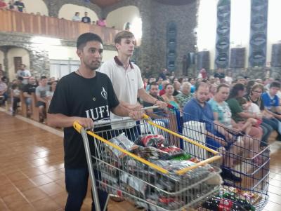 Bispo Dom Amilton presidiu o 4Âº dia da Novena de Nossa Senhora Aparecida em Laranjeiras do Sul