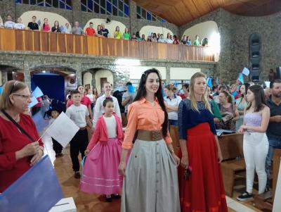 Bispo Dom Amilton presidiu o 4Âº dia da Novena de Nossa Senhora Aparecida em Laranjeiras do Sul