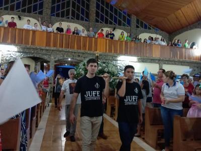 Bispo Dom Amilton presidiu o 4Âº dia da Novena de Nossa Senhora Aparecida em Laranjeiras do Sul