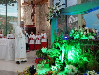 Novena de Aparecida em Laranjeiras do Sul teve benÃ§Ã£o para as Gestantes 