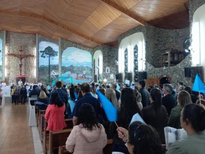 Novena de Aparecida em Laranjeiras do Sul teve benÃ§Ã£o para as Gestantes 