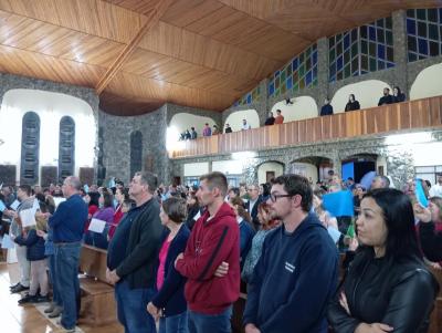 Novena de Aparecida em Laranjeiras do Sul teve benÃ§Ã£o para as Gestantes 