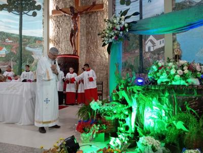 Novena de Aparecida em Laranjeiras do Sul teve benÃ§Ã£o para as Gestantes 