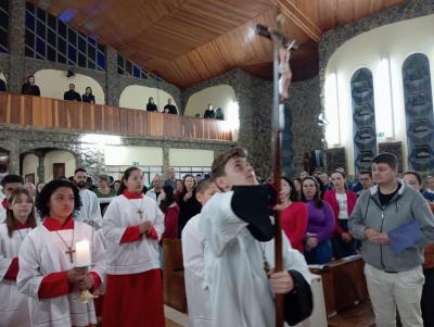 Novena de Aparecida em Laranjeiras do Sul teve benÃ§Ã£o para as Gestantes 