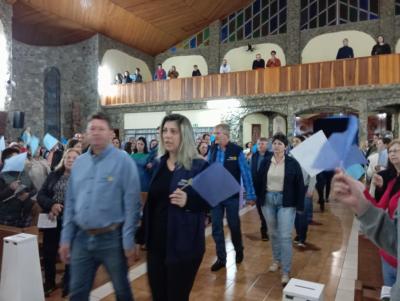Novena de Aparecida em Laranjeiras do Sul teve benÃ§Ã£o para as Gestantes 
