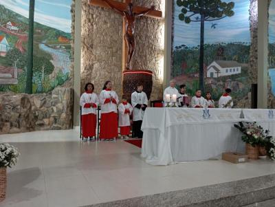 Novena de Aparecida em Laranjeiras do Sul teve benÃ§Ã£o para as Gestantes 