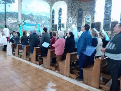 Novena de Aparecida em Laranjeiras do Sul teve benÃ§Ã£o para as Gestantes 