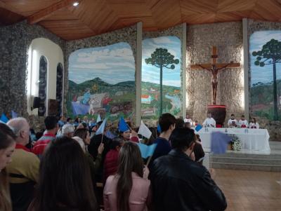 Novena de Aparecida em Laranjeiras do Sul teve benÃ§Ã£o para as Gestantes 