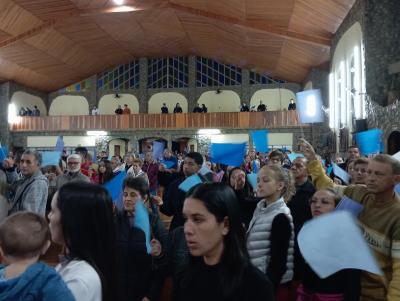 Novena de Aparecida em Laranjeiras do Sul teve benÃ§Ã£o para as Gestantes 