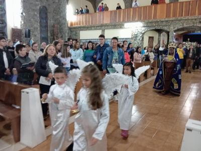 Novena de Aparecida em Laranjeiras do Sul teve benÃ§Ã£o para as Gestantes 