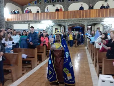 Novena de Aparecida em Laranjeiras do Sul teve benÃ§Ã£o para as Gestantes 