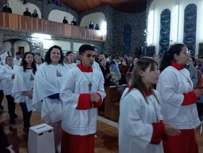 Novena de Aparecida em Laranjeiras do Sul teve benÃ§Ã£o para as Gestantes 