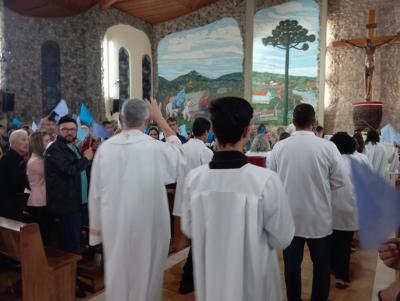 Novena de Aparecida em Laranjeiras do Sul teve benÃ§Ã£o para as Gestantes 