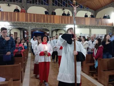 Novena de Aparecida em Laranjeiras do Sul teve benÃ§Ã£o para as Gestantes 