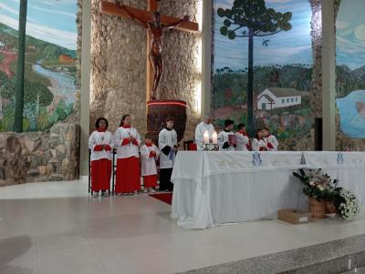 Novena de Aparecida em Laranjeiras do Sul teve benÃ§Ã£o para as Gestantes 