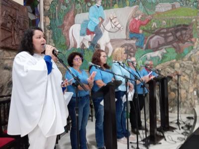 Novena de Aparecida em Laranjeiras do Sul teve benÃ§Ã£o para as Gestantes 