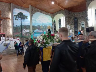 Novena de Aparecida em Laranjeiras do Sul teve benÃ§Ã£o para as Gestantes 