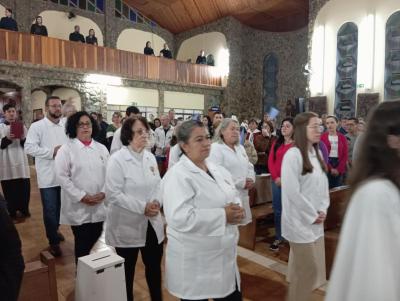Novena de Aparecida em Laranjeiras do Sul teve benÃ§Ã£o para as Gestantes 