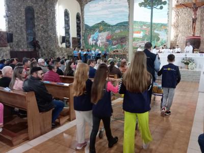 Novena de Aparecida em Laranjeiras do Sul teve benÃ§Ã£o para as Gestantes 