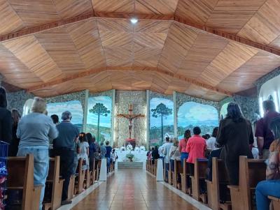 7Âª Dia da Novena de Aparecida em Laranjeiras do Sul foi presidida pelo Padre Everton