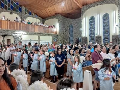 8Âº Dia da Novena de Aparecida em Laranjeiras do Sul teve benÃ§Ã£o para os professores e funcionÃ¡rios pÃºblicos