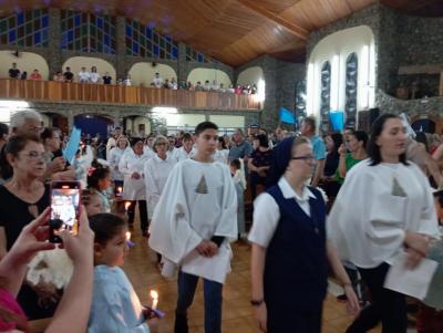 8Âº Dia da Novena de Aparecida em Laranjeiras do Sul teve benÃ§Ã£o para os professores e funcionÃ¡rios pÃºblicos