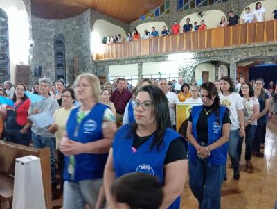 8Âº Dia da Novena de Aparecida em Laranjeiras do Sul teve benÃ§Ã£o para os professores e funcionÃ¡rios pÃºblicos