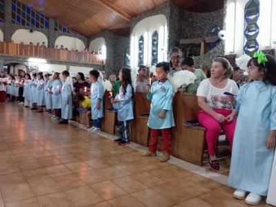 8Âº Dia da Novena de Aparecida em Laranjeiras do Sul teve benÃ§Ã£o para os professores e funcionÃ¡rios pÃºblicos