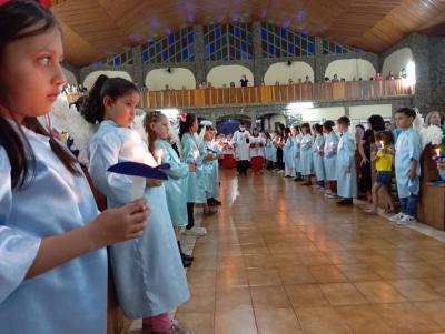 8Âº Dia da Novena de Aparecida em Laranjeiras do Sul teve benÃ§Ã£o para os professores e funcionÃ¡rios pÃºblicos