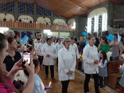 8Âº Dia da Novena de Aparecida em Laranjeiras do Sul teve benÃ§Ã£o para os professores e funcionÃ¡rios pÃºblicos