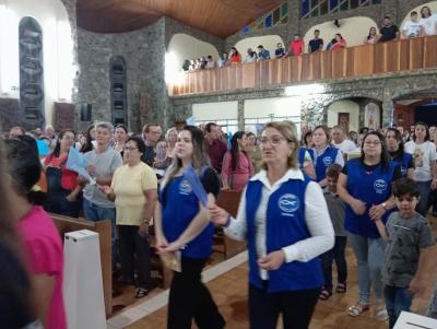 8Âº Dia da Novena de Aparecida em Laranjeiras do Sul teve benÃ§Ã£o para os professores e funcionÃ¡rios pÃºblicos