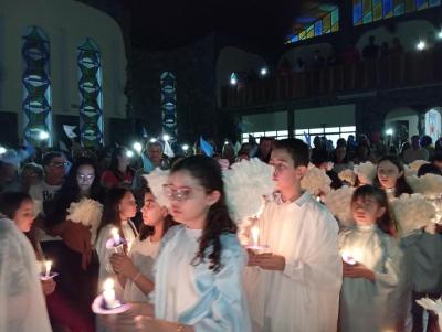 8Âº Dia da Novena de Aparecida em Laranjeiras do Sul teve benÃ§Ã£o para os professores e funcionÃ¡rios pÃºblicos