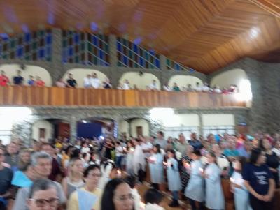 8Âº Dia da Novena de Aparecida em Laranjeiras do Sul teve benÃ§Ã£o para os professores e funcionÃ¡rios pÃºblicos