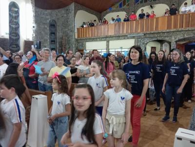 8Âº Dia da Novena de Aparecida em Laranjeiras do Sul teve benÃ§Ã£o para os professores e funcionÃ¡rios pÃºblicos