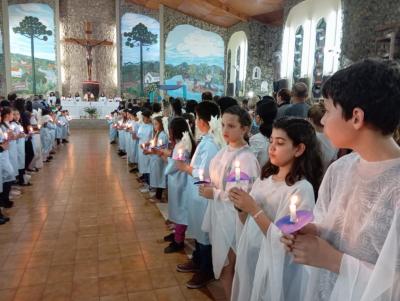 8Âº Dia da Novena de Aparecida em Laranjeiras do Sul teve benÃ§Ã£o para os professores e funcionÃ¡rios pÃºblicos