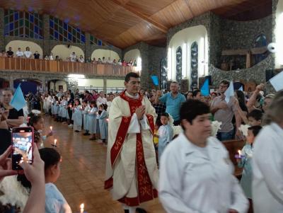 8Âº Dia da Novena de Aparecida em Laranjeiras do Sul teve benÃ§Ã£o para os professores e funcionÃ¡rios pÃºblicos