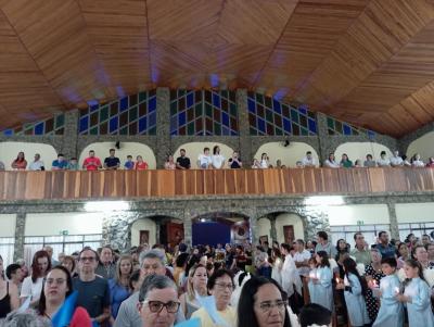 8Âº Dia da Novena de Aparecida em Laranjeiras do Sul teve benÃ§Ã£o para os professores e funcionÃ¡rios pÃºblicos